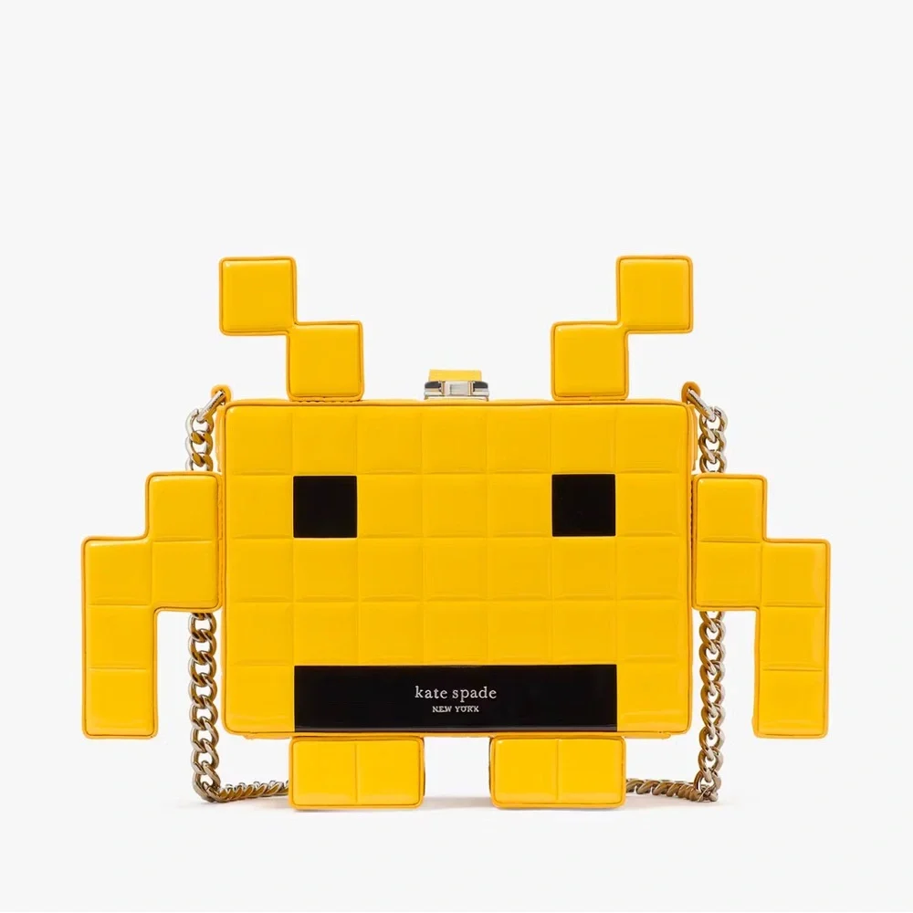 Kate Spade Space Invaders X Kate Spade New York Patent 3d Alien Crossbody
